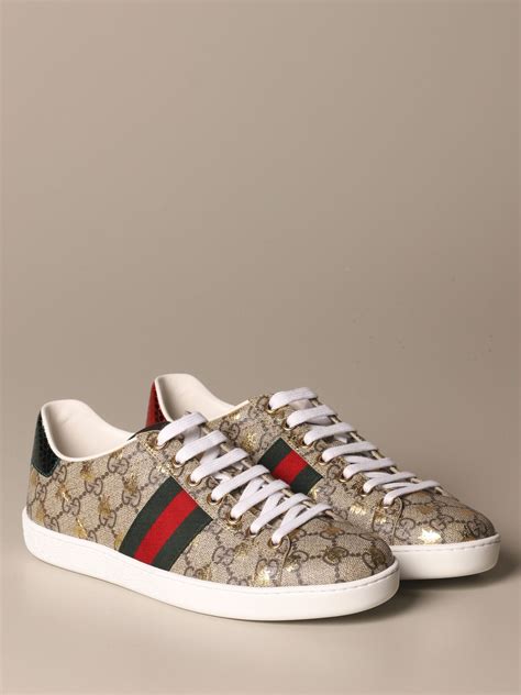 gucci gucci print sneakers